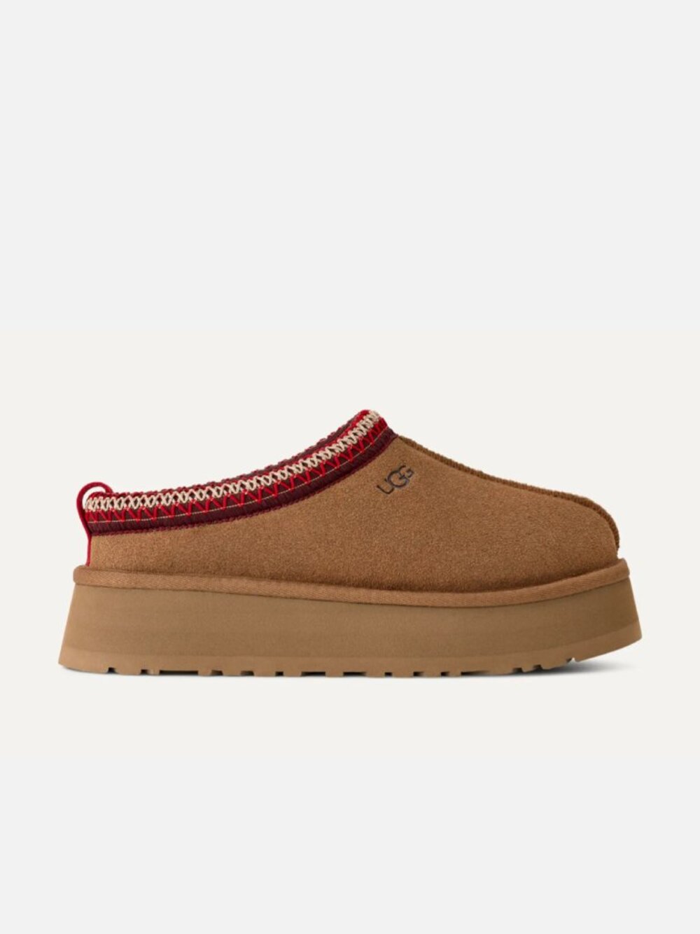 Like New! UGG Tazz Platform Slipper in Chestnut, 9